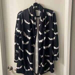 Black Bat Cardigan Sweater